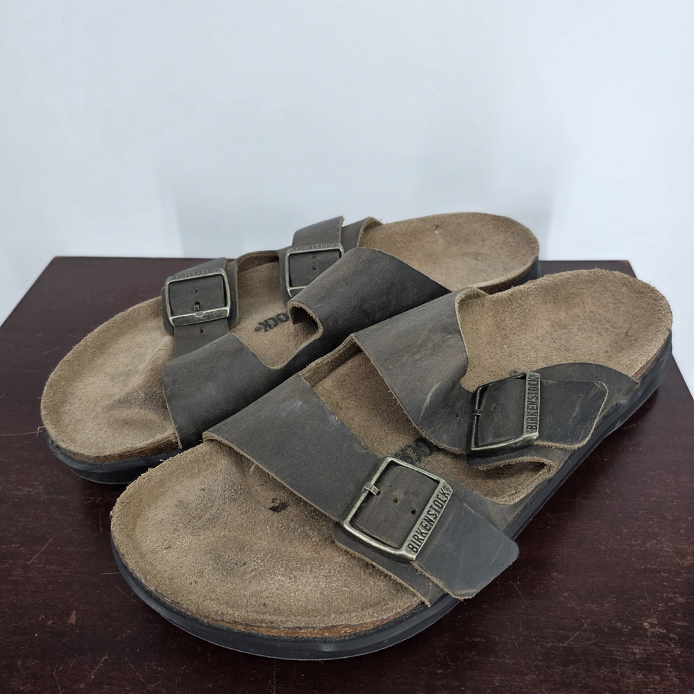 Birkenstock Brown Sandals Mens Size 44 Excellent Condition!